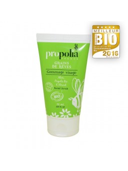 Gommage Visage Bio "Grains de Rêves"- Propolia