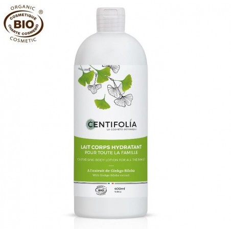 Lait corps hydratant pour toute la famille Bio 400 ml - Centifolia