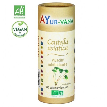 Centella Asiatica Bio (60 gélules) - AYur-vana