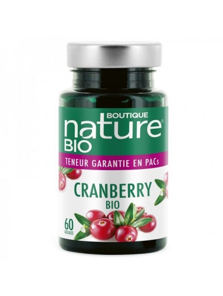 Cranberry Bio (60 gélules) - Boutique Nature
