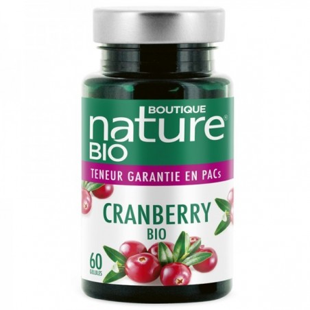 Cranberry Bio (60 gélules) - Boutique Nature