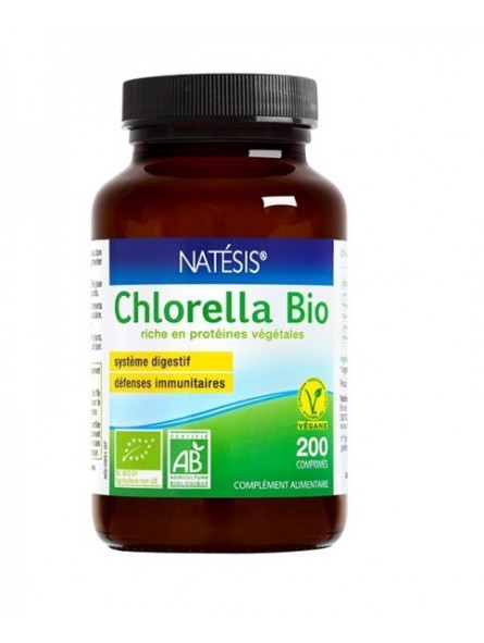 Chlorella Naturland (200 comprimés) - Natésis