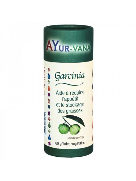 Garcinia Extrait à 60% de HCA (60 gélules) - AYur-vana