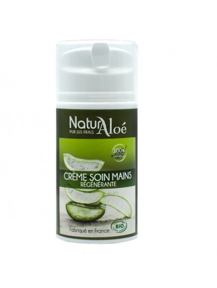 Crème mains régénérante Bio (50 ml) - Natur Aloé
