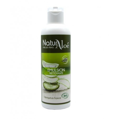Emulsion nettoyante Aloé vera Bio (200 ml) - Natur Aloé