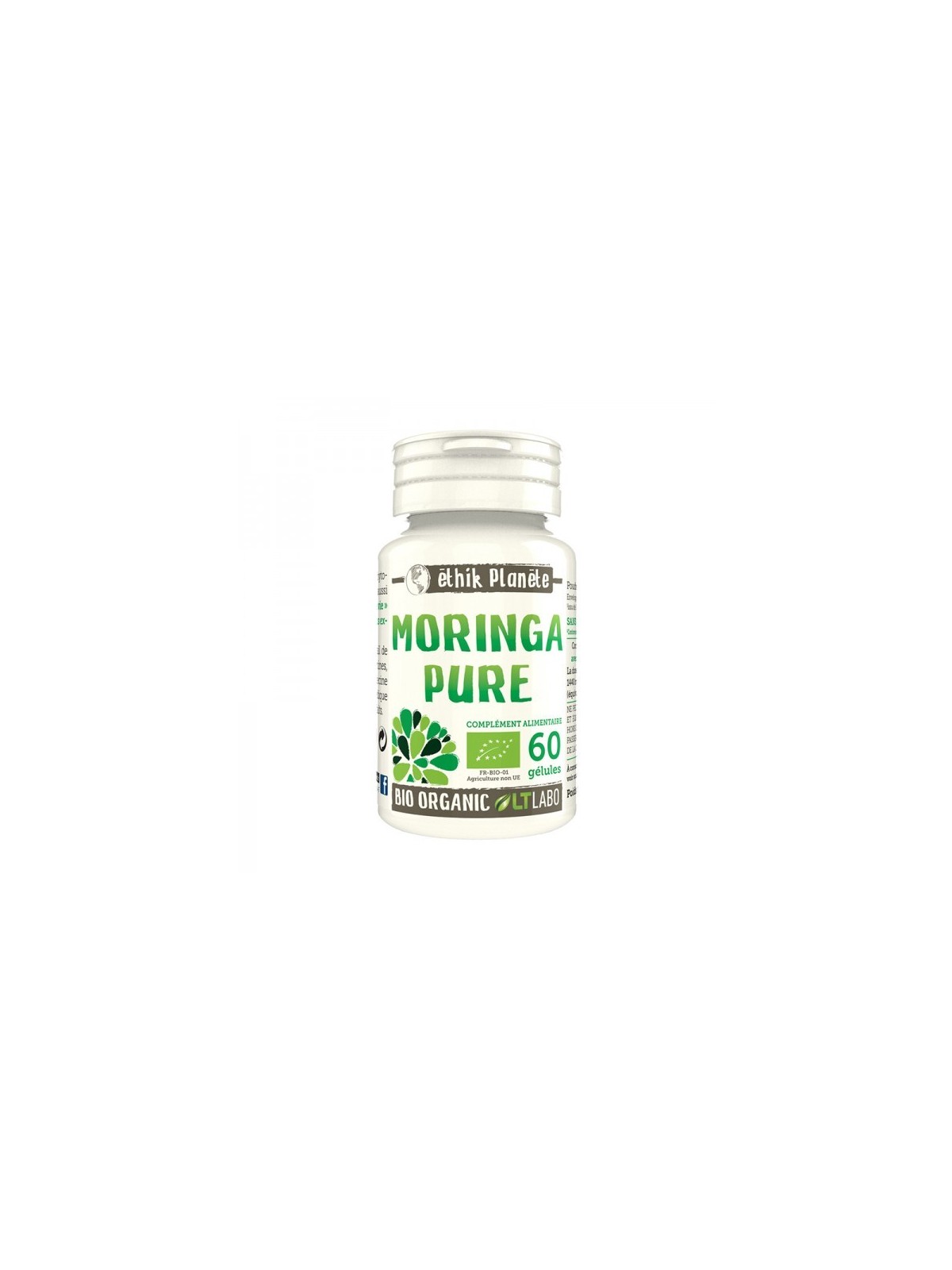 Moringa Pure Bio 60 gélules - LT Labo